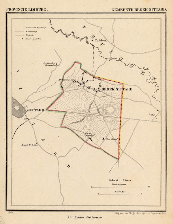 map communityplan Gemeente Broek Sittard by Kuyper (Kuijper)