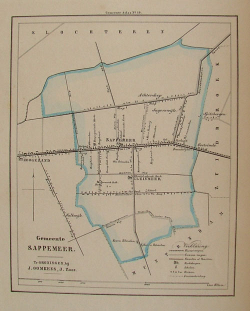 map communityplan Gemeente Sappemeer by Fehse