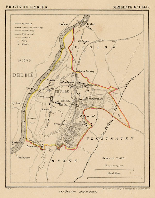 map communityplan Gemeente Geul by Kuyper (Kuijper)