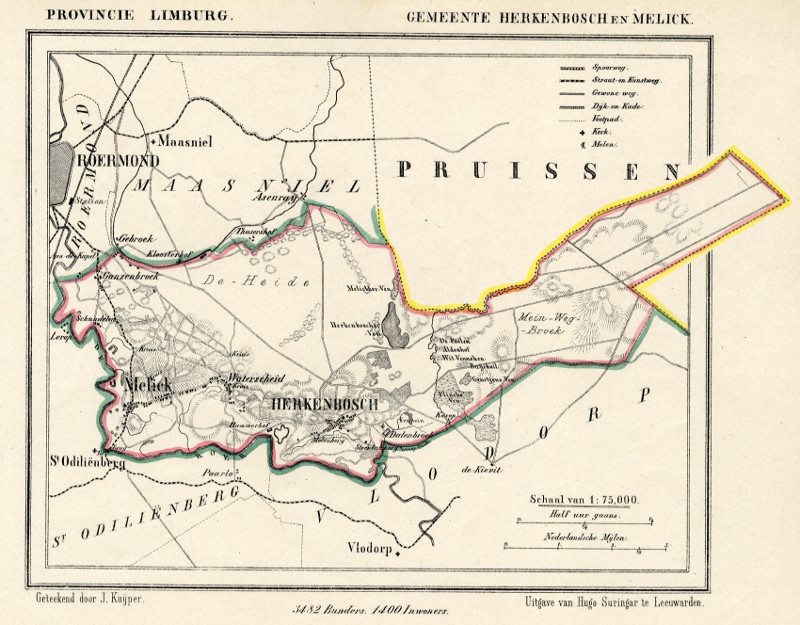 Gemeente Herkenbosch en Melick by Kuyper (Kuijper)