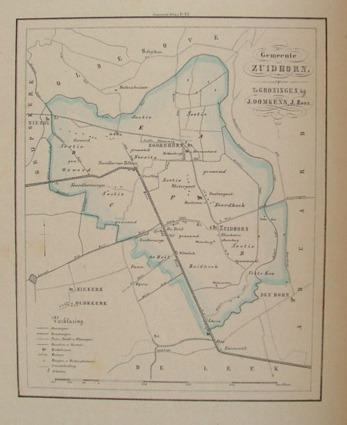 map communityplan Gemeente Zuidhorn by Fehse