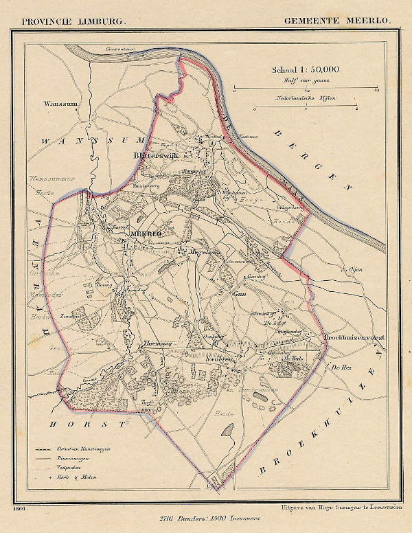 map communityplan Gemeente Meerlo by Kuyper (Kuijper)