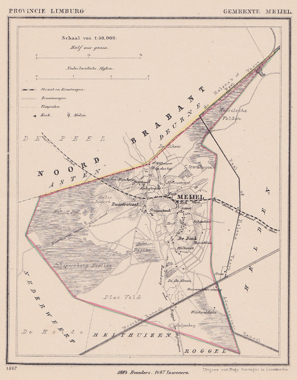 map communityplan Gemeente Meijel by Kuyper (Kuijper)