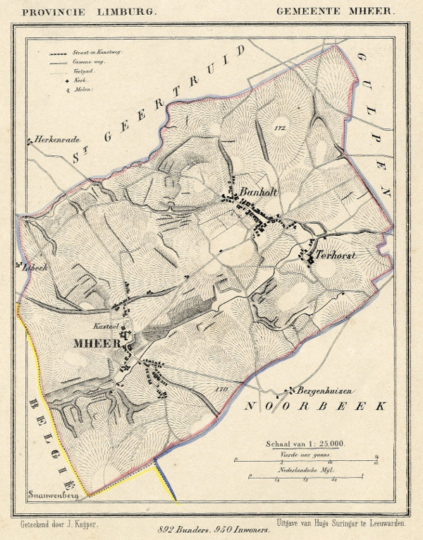 map communityplan Gemeente Mheer by Kuyper (Kuijper)