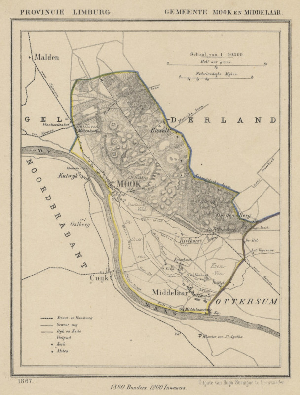 map communityplan Gemeente Mook en Middelaar by Kuyper (Kuijper)