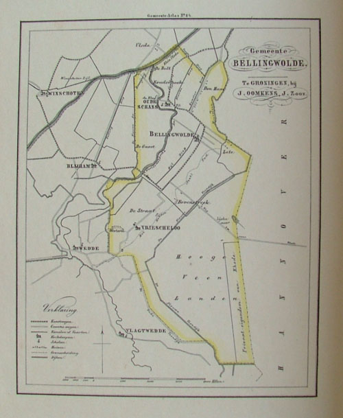 map communityplan Gemeente Bellingwolde by Fehse
