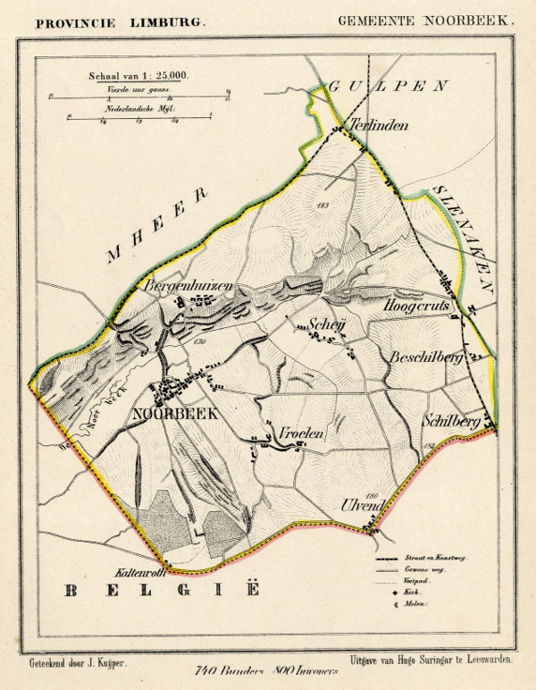 map communityplan Gemeente Noorbeek by Kuyper (Kuijper)