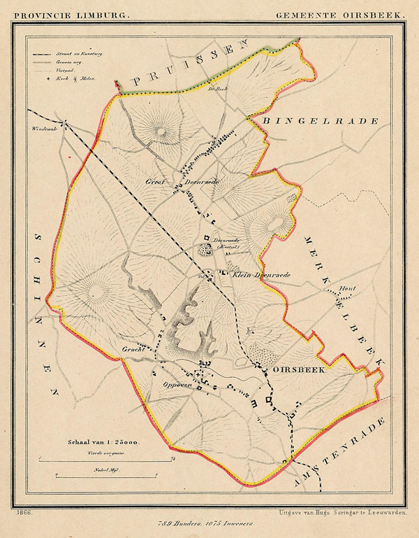 map communityplan Gemeente Oirsbeek by Kuyper (Kuijper)