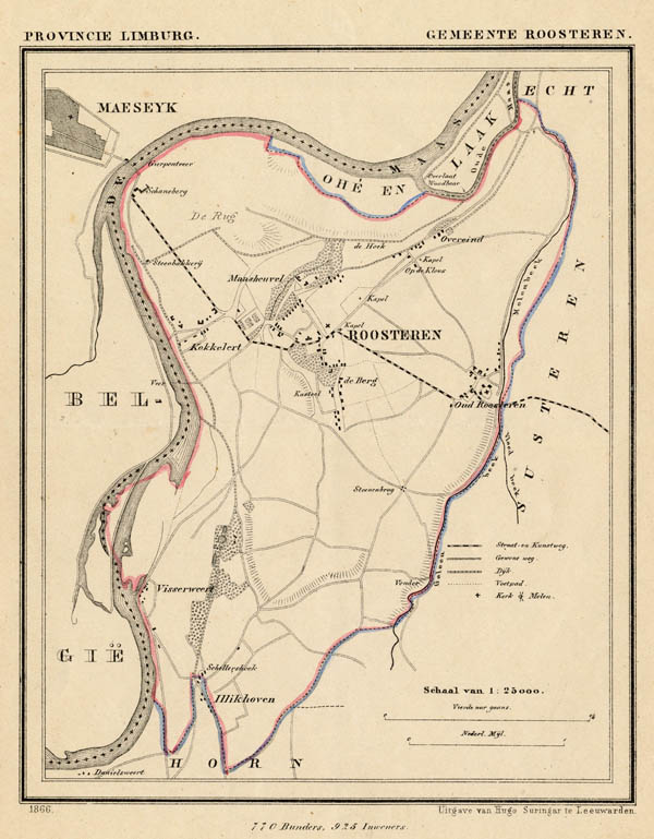 map communityplan Gemeente Roosteren by Kuyper (Kuijper)