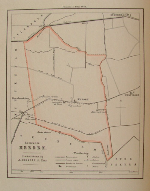 map communityplan Gemeente Meeden by Fehse