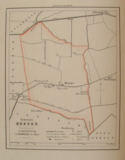 map communityplan Gemeente Meeden by Fehse