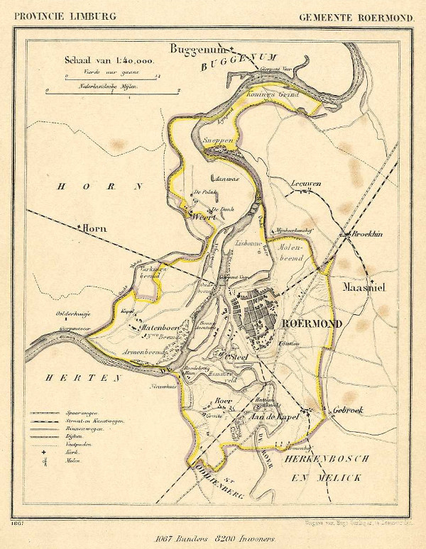 map communityplan Gemeente Roermond by Kuyper (Kuijper)