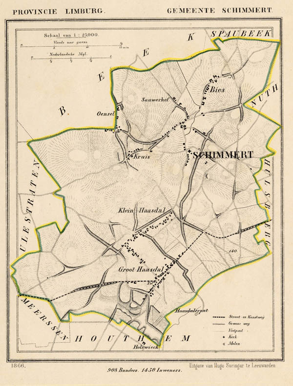 map communityplan Gemeente Schimmert by Kuyper (Kuijper)