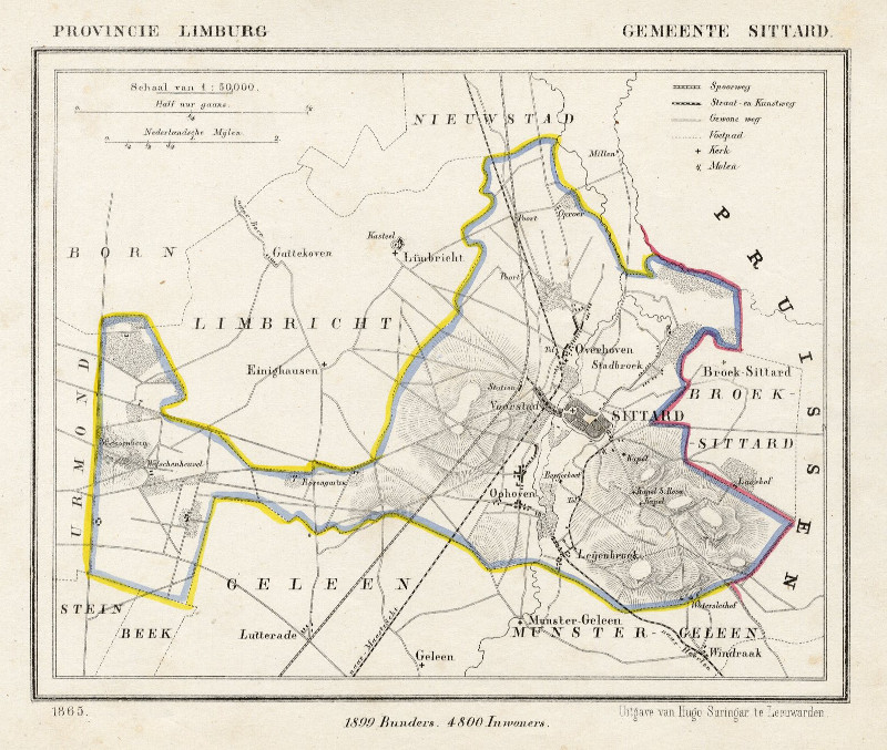 Gemeente Sittard by Jacob Kuyper (Kuijper)