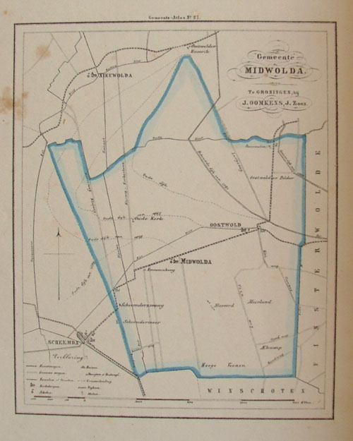 map communityplan Gemeente Midwolda by Fehse