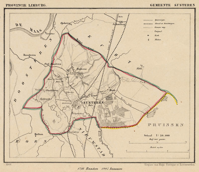 Gemeente Susteren by Jacob Kuyper (Kuijper)