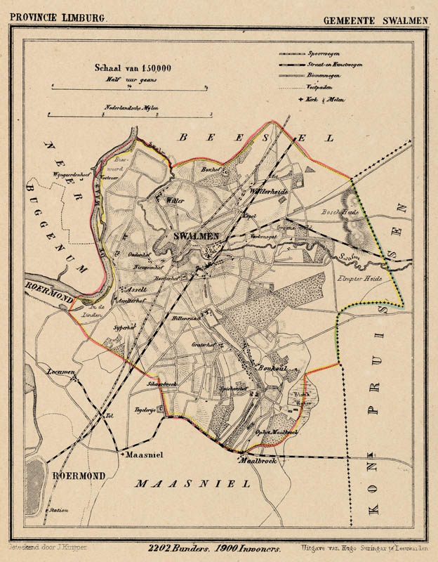 Gemeente Swalmen by Jacob Kuyper (Kuijper)