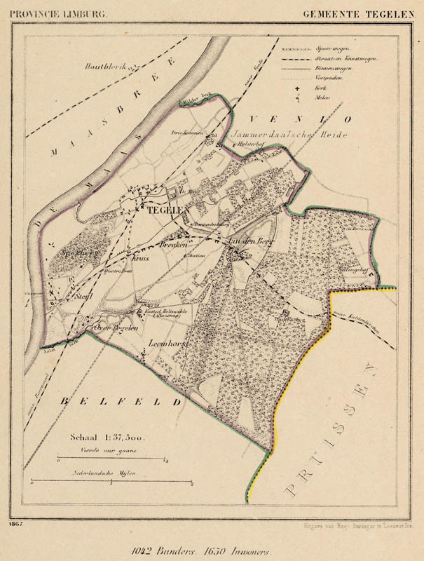 Gemeente Tegelen by Jacob Kuyper (Kuijper)