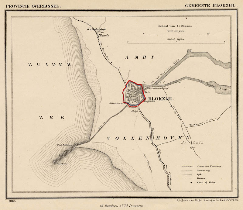 Gemeente Blokzijl by Jacob Kuyper (Kuijper)