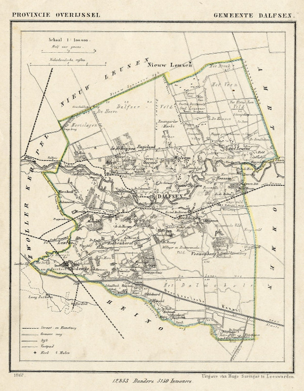 map communityplan Gemeente Dalfsen by Kuyper (Kuijper)