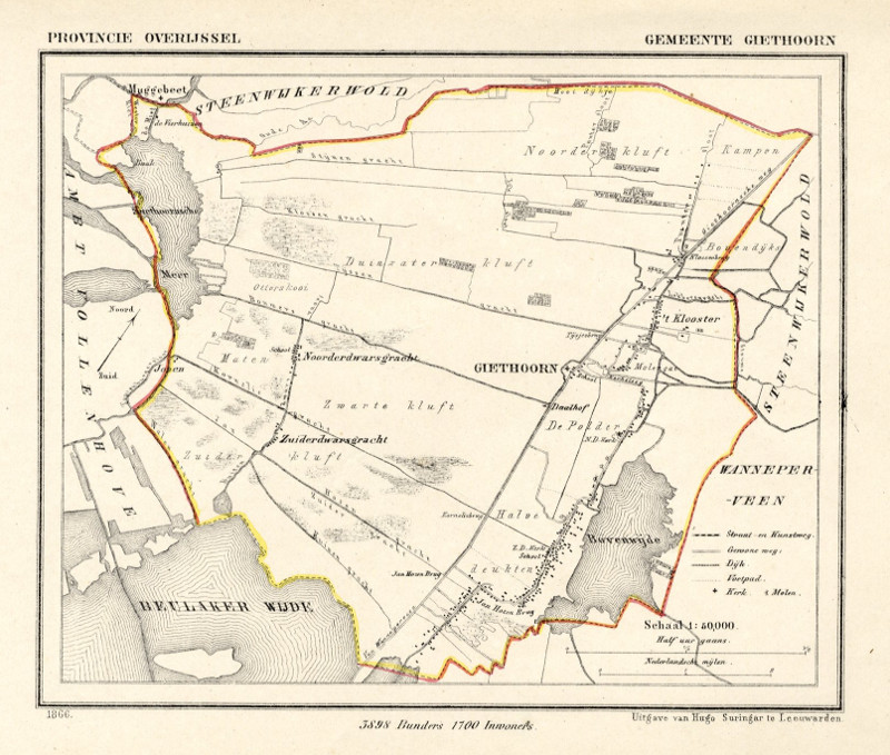 Gemeente Giethoorn by Jacob Kuyper (Kuijper)