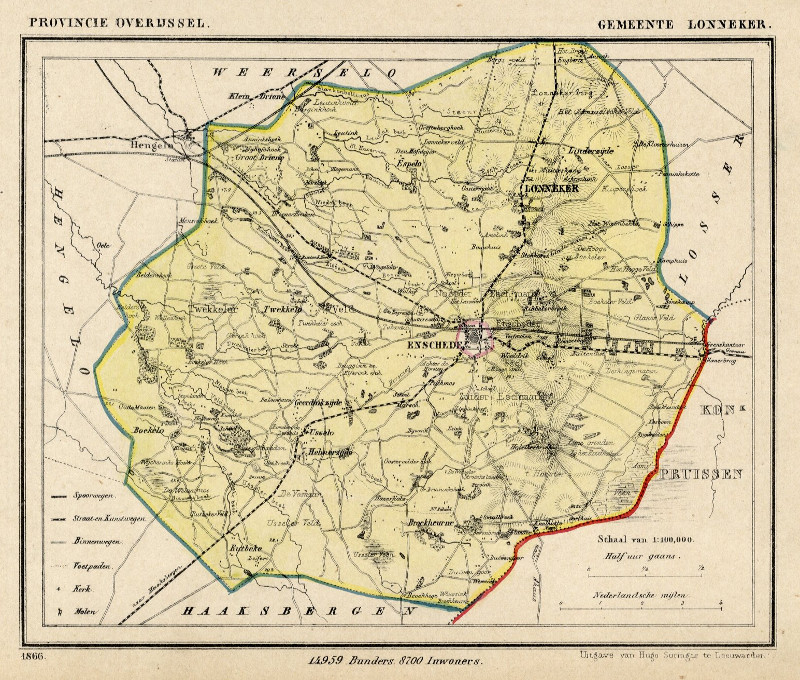 Gemeente Lonneker by Jacob Kuyper (Kuijper)