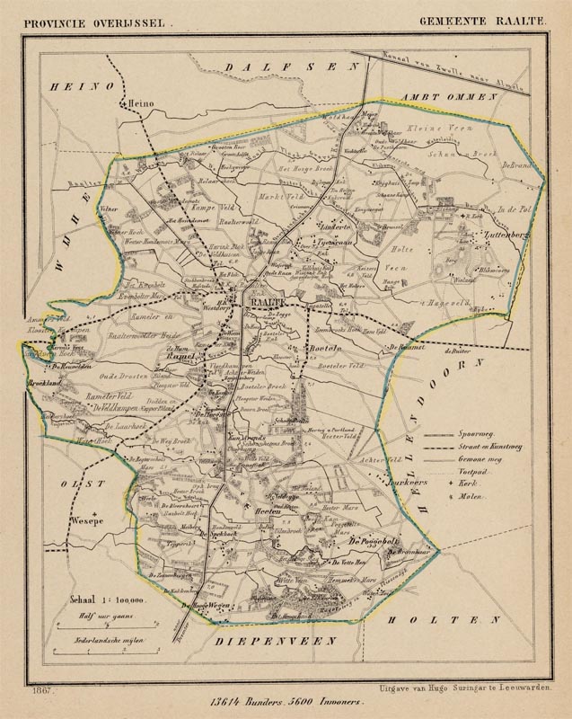 Gemeente Raalte by Jacob Kuyper (Kuijper)