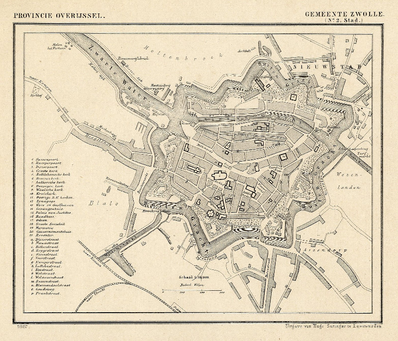 Gemeente Zwolle-stad by Jacob Kuyper (Kuijper)