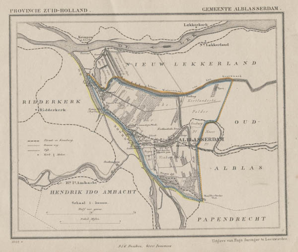 map communityplan Gemeente Alblasserdam by Kuyper (Kuijper)