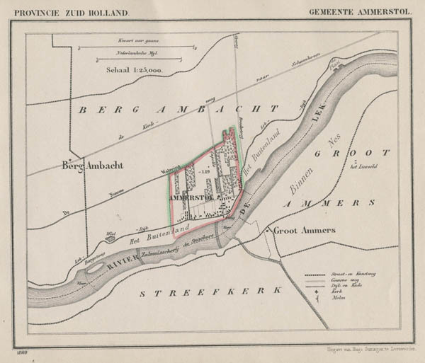 map communityplan Gemeente Ammerstol by Kuyper (Kuijper)