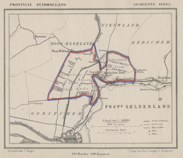 map communityplan Gemeente Arkel by Kuyper (Kuijper)