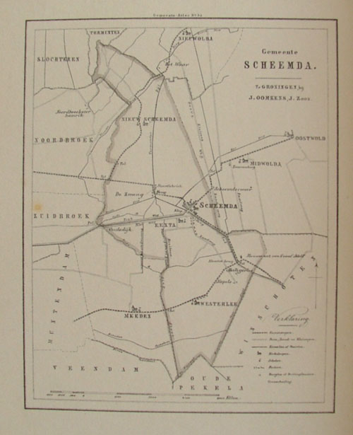 map communityplan Gemeente Scheemda by Fehse