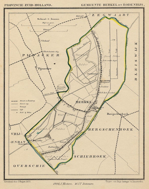 map communityplan Gemeente Berkel en Rodenrijs by Kuyper (Kuijper)