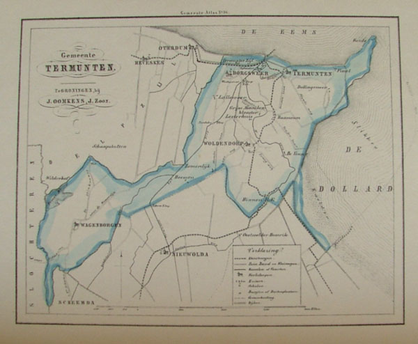 map communityplan Gemeente Termunten by Fehse