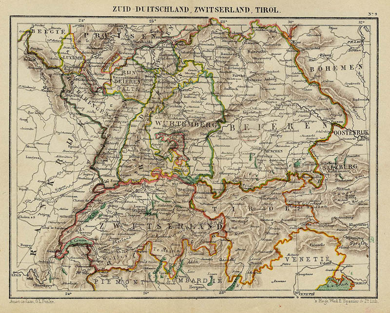 Zuid-Duitschland, Zwitserland, Tirol by Kuyper (Kuijper)