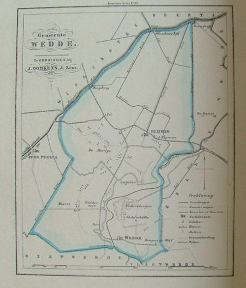 map communityplan Gemeente Wedde by Fehse