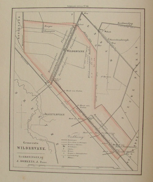 map communityplan Gemeente Wildervank by Fehse