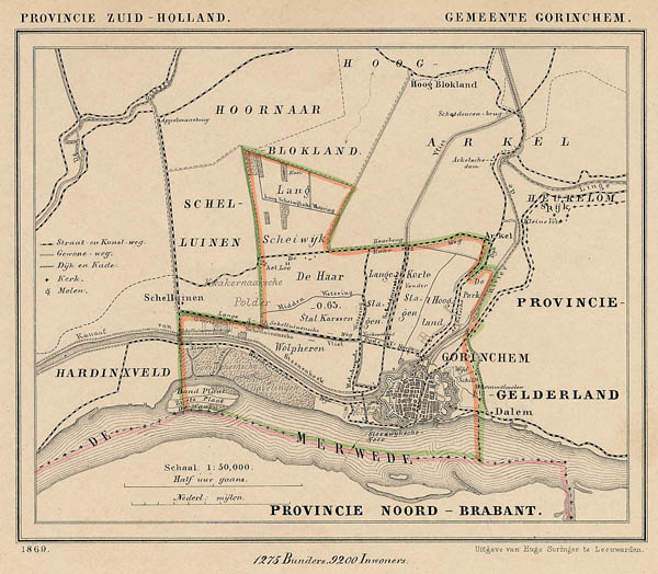 map communityplan Gemeente Gorinchem by Kuyper (Kuijper)