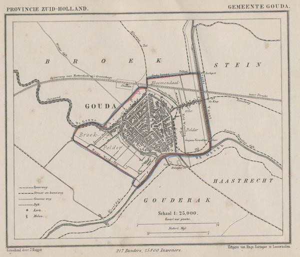 map communityplan Gemeente Gouda by Kuyper (Kuijper)