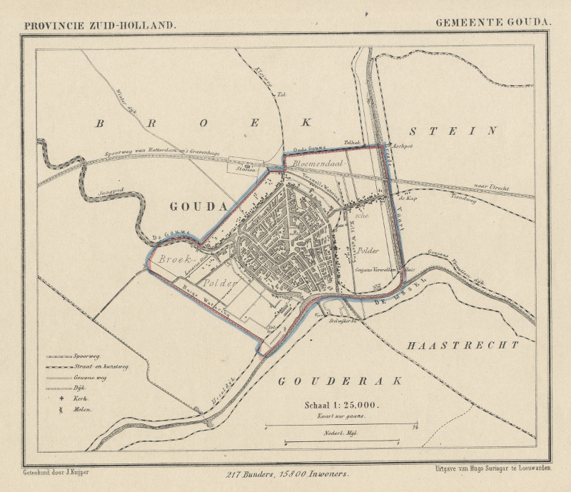 map communityplan Gemeente Gouda by Kuyper (Kuijper)