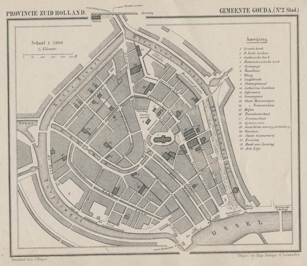 map communityplan Gemeente Gouda-stad by Kuyper (Kuijper)