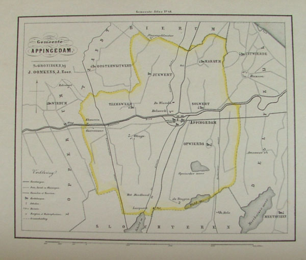 map communityplan Gemeente Appingedam by Fehse