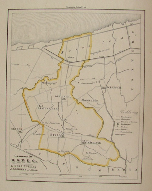 map communityplan Gemeente Baflo by Fehse