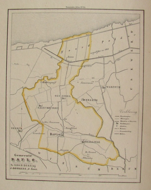 map communityplan Gemeente Baflo by Fehse