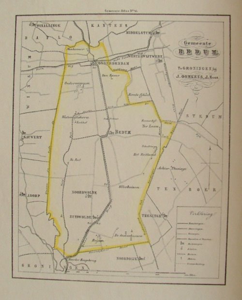 map communityplan Gemeente Bedum by Fehse