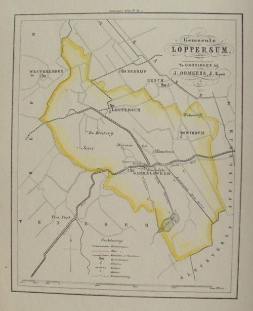 map communityplan Gemeente Loppersum by Fehse