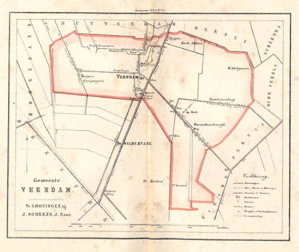 map communityplan Gemeente Veendam by Fehse