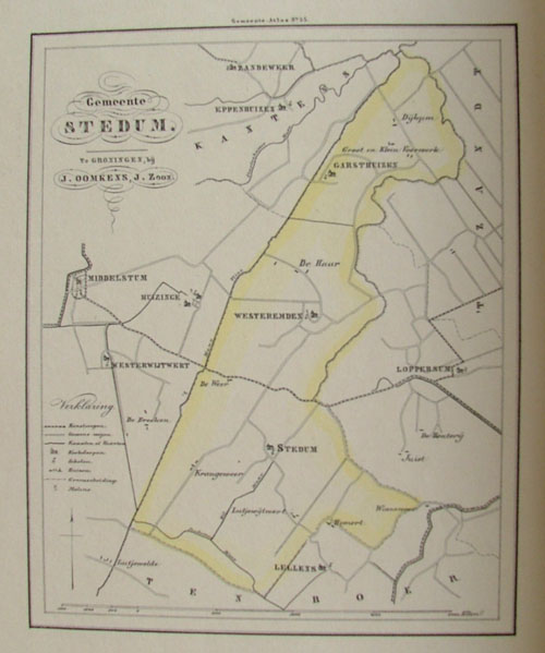 map communityplan Gemeente Stedum by Fehse