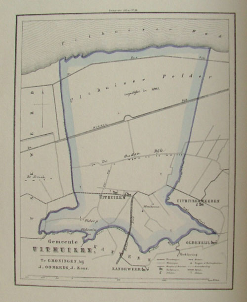 map communityplan Gemeente Uithuizen by Fehse