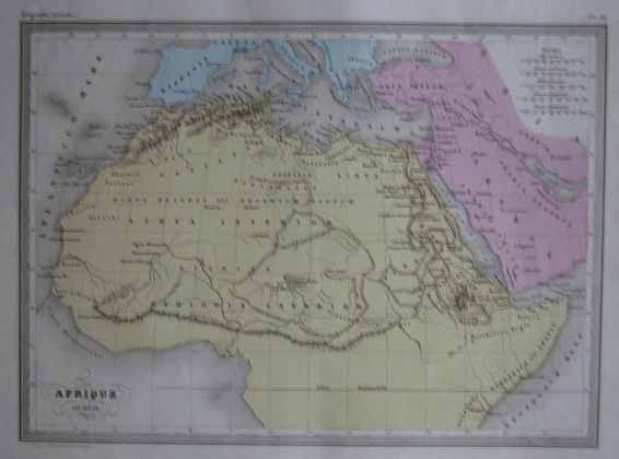 map Afrique by Pierre Sarrazin